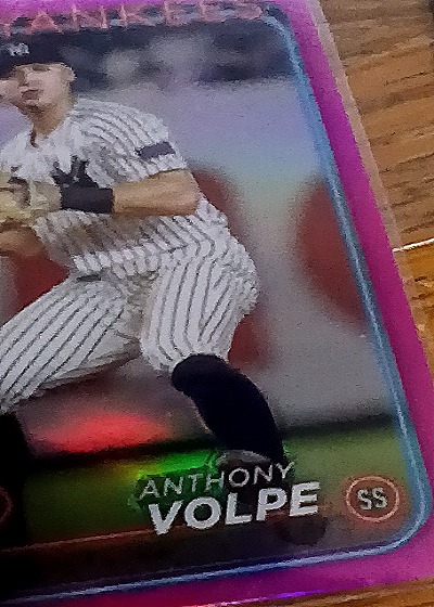 2024 Topps Anthony Volpe — back