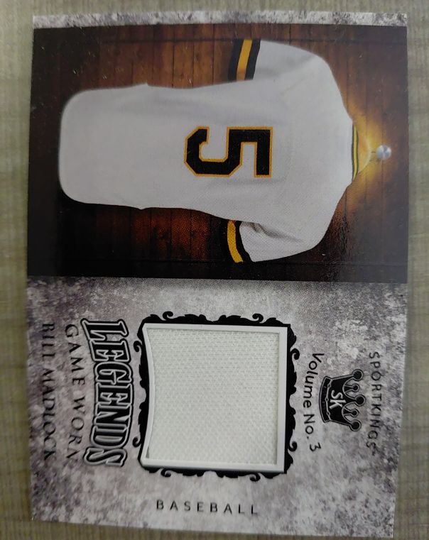 2022 Sportkings Volume 3 #LSM-3 Bill Madlock Legends Game Worn — front