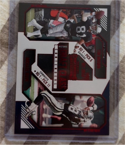2024 Panini Contenders #10 Michael Irvin / Tim Brown Historic Draft Class — front