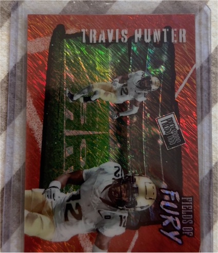 2024 Press Pass Fields of Fury Travis Hunter — front