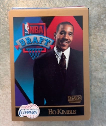 1990-91 SkyBox #359 Bo Kimble Rookie Los Angeles Clippers — front