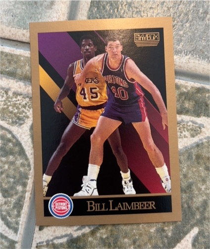 1990-91 SkyBox #90 Bill Laimbeer — front