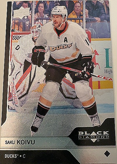2013-14 Upper Deck Black Diamond #83 Saku Koivu — front