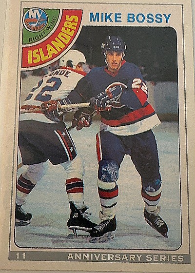 1992 O-Pee-Chee 25th Anniversary #11 Mike Bossy — front