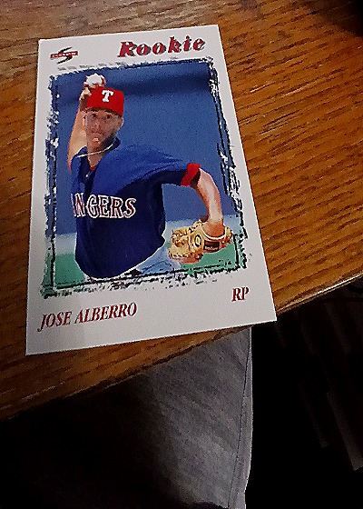 1996 Score Rookie #RP Jose Alberro — front