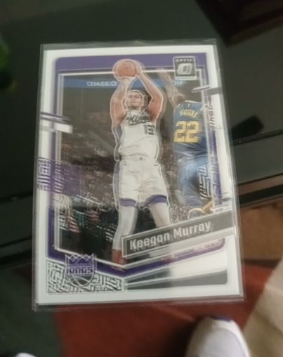 2023-24 Panini Donruss Optic #97 Keegan Murray — front