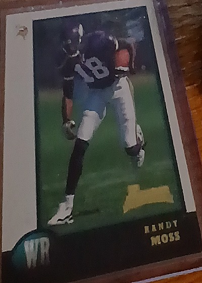 1998 Bowman #182 Randy Moss — front