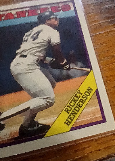 1988 Topps #60 Rickey Henderson — front