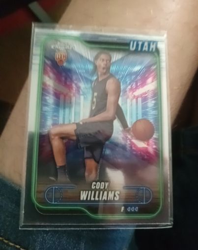 2024-25 Topps Chrome #160 Cody Williams — front