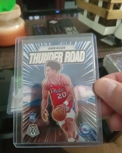 2024-25 Panini Mosaic Thunder Road #Jared McCain — front