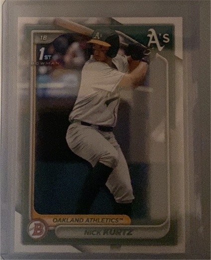 2024 Bowman Draft #BD-56 Nick Kurtz — front