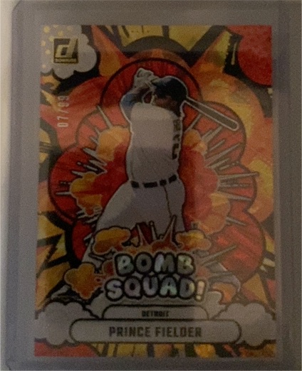 2025 Donruss #4 Prince Fielder Bomb Squad — front