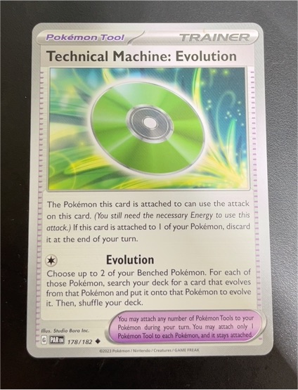 2023 Pokémon Paradox Rift #178 Technical Machine: Evolution — front