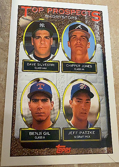 1993 Topps #529 Chipper Jones — front