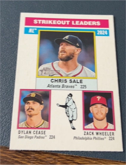 2024 Topps Heritage #225 Chris Sale — front