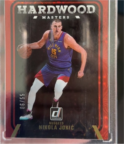 2024-25 Panini Donruss #3 Nikola Jokic Hardwood Masters — front