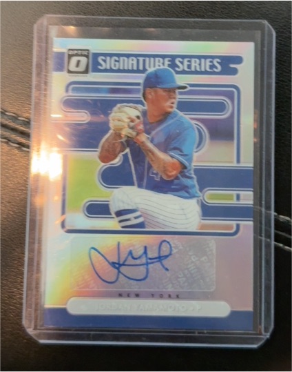 2021 Panini Donruss Optic Signature Series #SS-JY Jordan Yamamoto — front