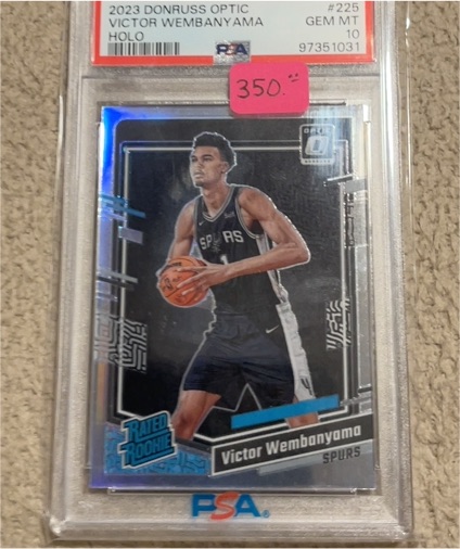 2023-24 Panini Donruss Optic #225 Victor Wembanyama — front