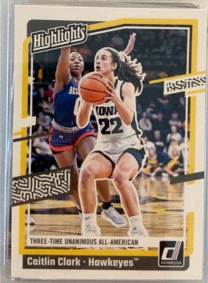 2024 Panini Donruss Highlights #H12 Caitlin Clark — front