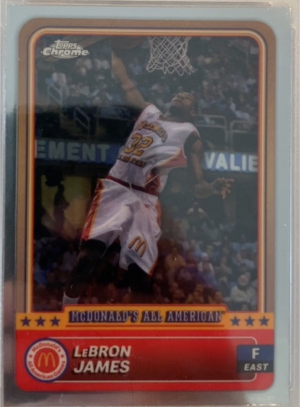 2024 Topps Chrome McDonald's All American #50 LeBron James — front
