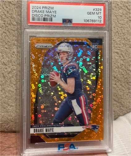 2024 Panini Prizm #329 Drake Maye — front