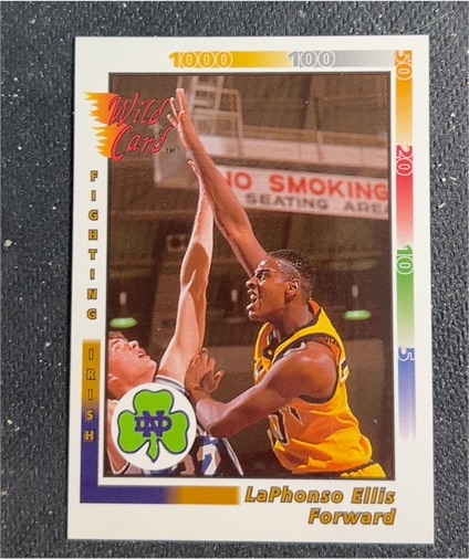 1994 Wild Card Promo #P-1 LaPhonso Ellis — front