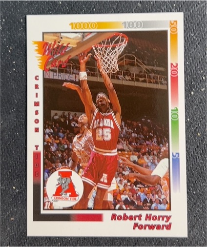 1992 Wild Card #P-3 Robert Horry Crimson Tide — front