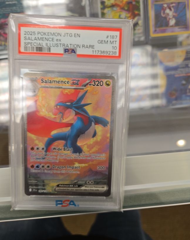 2025 Pokémon JTG #187 Salamence ex Special Illustration Rare — front