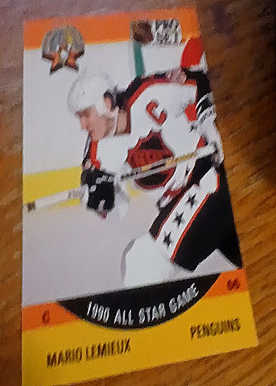 1990 Pro Set #362 Mario Lemieux All Star Game — front