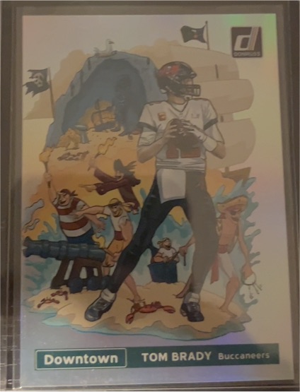 2021 Donruss Downtown Tom Brady Buccaneers — front