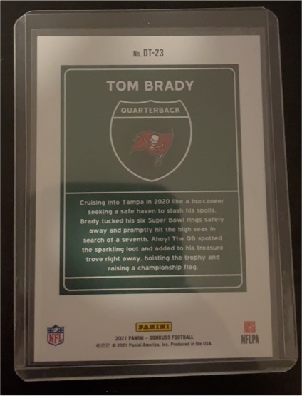 2021 Panini Donruss #DT-23 Tom Brady — front