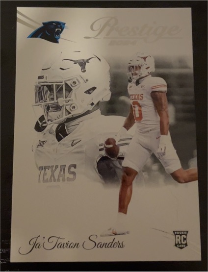 2024 Panini Prestige #358 Ja'Tavion Sanders — front