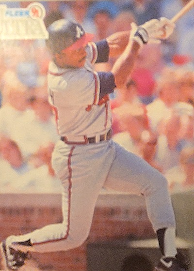 1991 Fleer Ultra #11 Lonnie Smith — front
