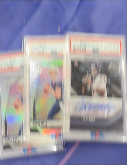 2020 Justin Herbert Panini One Shadow Box Rookie Auto Bronze 2/25 — front