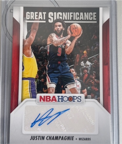 2024-25 Panini NBA Hoops Great Significance #GS-JCW Justin Champagnie — front