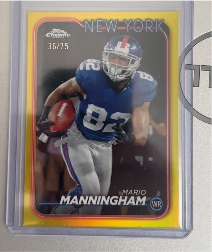 2024 Topps Chrome #145 Mario Manningham — front