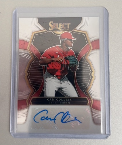 2023 Panini Select #S-CC Cam Collier Signatures Auto — front