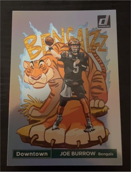 2023 Panini Donruss Downtown! #D-4 Joe Burrow — front