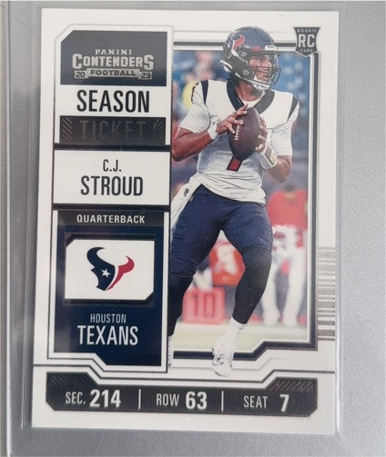 2023 Panini Contenders Season Ticket #40 C.J. Stroud — front