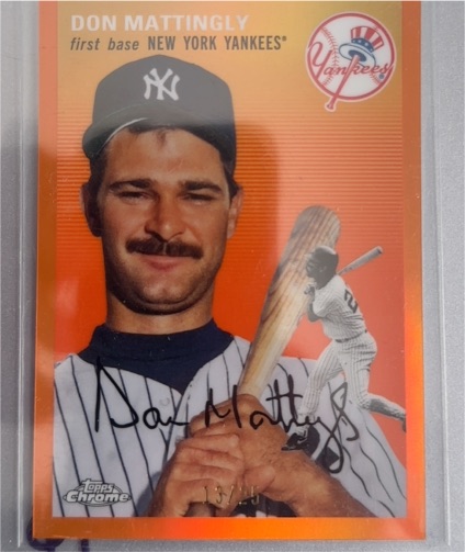 2023 Topps Chrome Platinum Anniversary #479 Don Mattingly — front