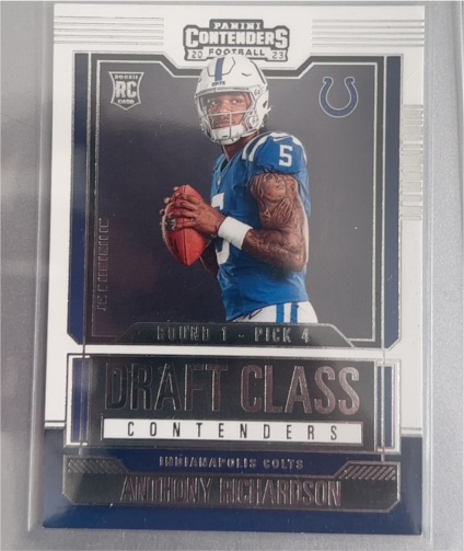 2023 Panini Contenders Draft Class Contenders #1 Anthony Richardson — front
