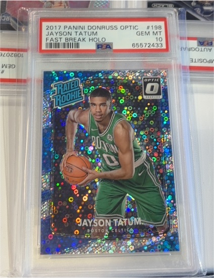 2017 Panini Donruss Optic #198 Jayson Tatum — front