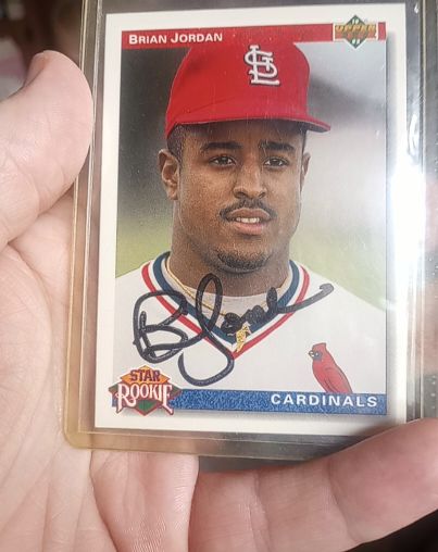 1992 Upper Deck #3 Brian Jordan — front