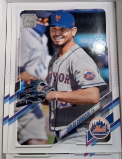 2021 Topps #655 Carlos Carrasco — front