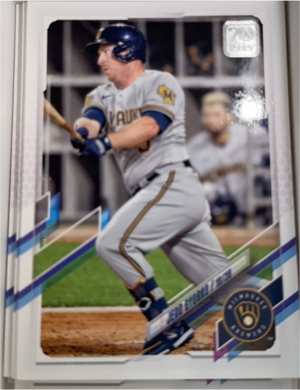 2021 Topps #645 Jedd Gyorko Milwaukee Brewers — front