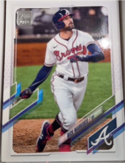 2021 Topps #641 Nick Markakis — front