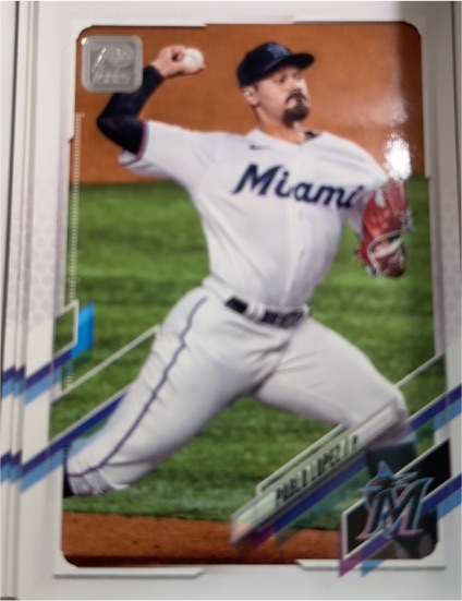 2021 Topps #634 Pablo Lopez — front
