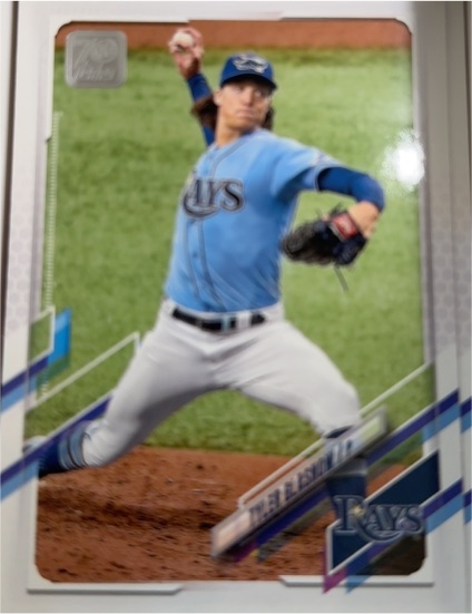 2021 Topps #629 Tyler Glasnow — front