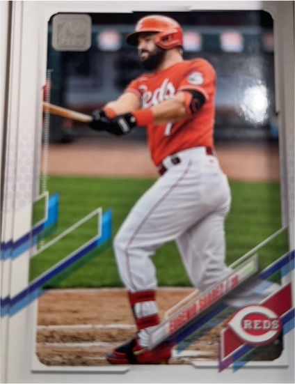 2021 Topps #627 Eugenio Suarez — front