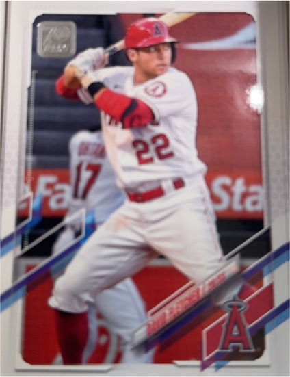 2021 Topps #624 David Fletcher — front
